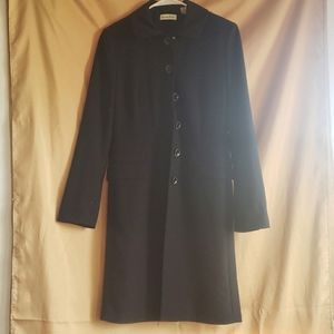 Amanda Smith🛑 Size 6 black long length jacket